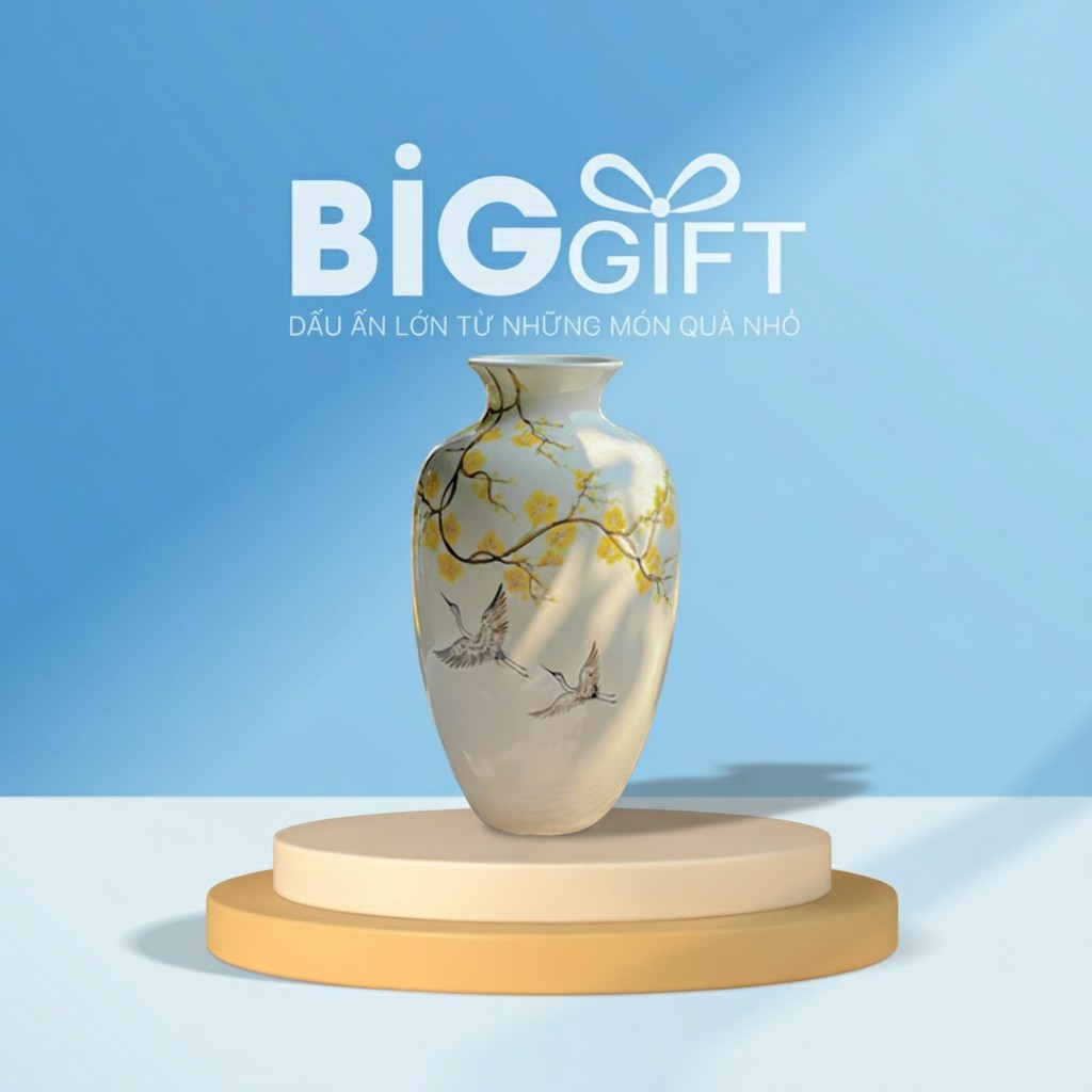 lo-hoa-gom-su-qua-tang-dang-beo-chim-hac-hoa-mai-29cm-lhgs04
