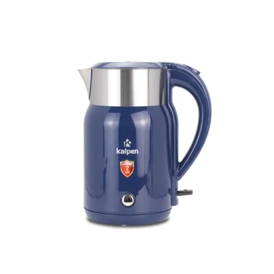 Ảnh chụp nguồn KalpenKK68 xanh đậm giữ logo Kalpen tem bảo hành2năm chữ WARM và nút tròn nguyên vẹn