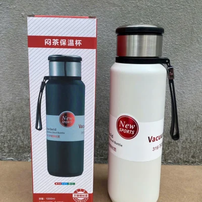 Ảnh thật nguồn bình New Sports trắng và hộp giữ nguyên nhãn, hình sản phẩm và dung tích 1000ml