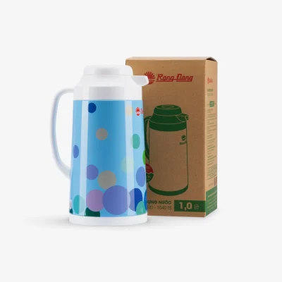 Catalog RD1040TS bản xanh chấm tròn nắp trắng cạnh hộp nâu Rạng Đông ghi mã và 1 lít giữ đầy đủ thông tin